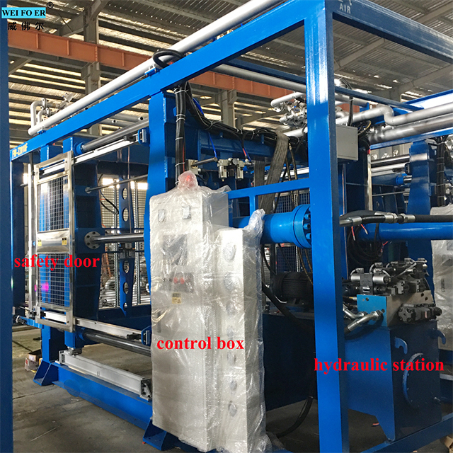 Chian Hangzhou supplier Weifoer expanded polystyrene thermocol packing box making machine